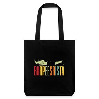 Fanatiques de fitness Burpeesrista Gymnastique suédoise - Tote bag épais recyclé Stanley/Stella - noir - Devant