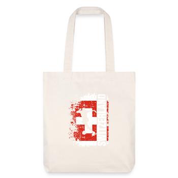 Équipe nationale Suisse de football - Cadeau - Tote bag épais recyclé Stanley/Stella - blanc cassé - Devant