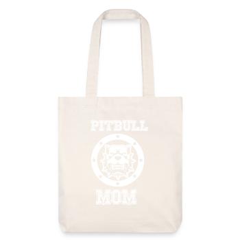 Pit Bull Mum - Stanley/Stella Heavyweight Recycled Tote Bag - natural white - Front