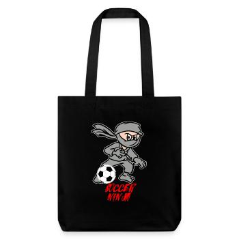 Soccer Ninja - Tote bag épais recyclé Stanley/Stella - noir - Devant