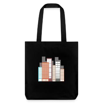 bâtiment - Tote bag épais recyclé Stanley/Stella - noir - Devant