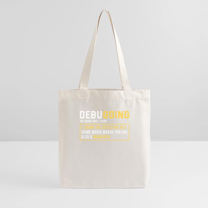 Debugging Programming Programmer Gift Stanley/Stella Heavyweight Recycled Tote Bag