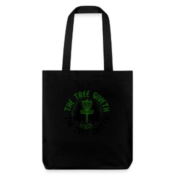 Disc Golf - Tote bag épais recyclé Stanley/Stella - noir - Devant