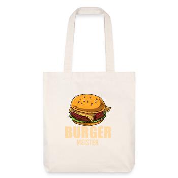Burger Meister Perfekt Für Grillkönige Burger-Fans - Stanley/Stella recycelter Heavyweight Stoffbeutel - Naturweiß - Vorne
