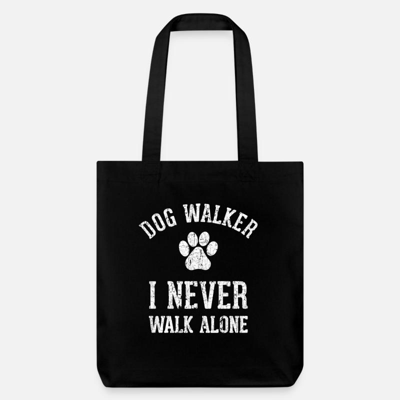 Hund, der lustige T-Shirt - Stanley/Stella recycelter Heavyweight Stoffbeutel - Schwarz