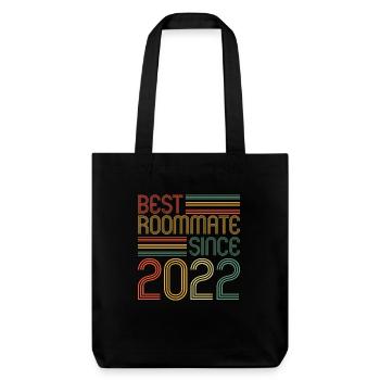 Best roommate since 2022 love your roomates - Stanley/Stella Heavyweight Recycled Tote Bag - black - Front
