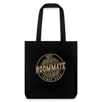 Best roommate since 2023 love your roomates - Stanley/Stella Heavyweight Recycled Tote Bag - black - Front