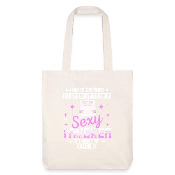 Sexy trucker - Stanley/Stella Heavyweight Recycled Tote Bag - natural white - Front
