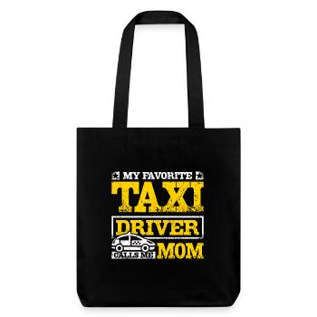 Mon chauffeur de taxi préféré m’appelle maman - Tote bag épais recyclé Stanley/Stella - noir - Devant