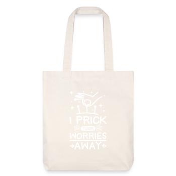 Je pique tes soucis - Tote bag épais recyclé Stanley/Stella - blanc cassé - Devant