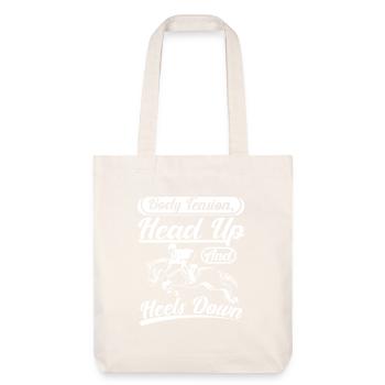 Body tension head up and heels down - Stanley/Stella Heavyweight Recycled Tote Bag - natural white - Front