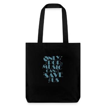 Only Pop Music can Save us Sänger Stars - Stanley/Stella Heavyweight Recycled Tote Bag - black - Front