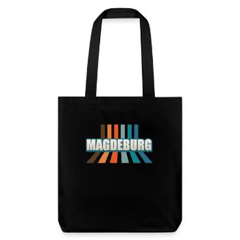 Magdeburgerin Magdeburger Magdebourg - Tote bag épais recyclé Stanley/Stella - noir - Devant