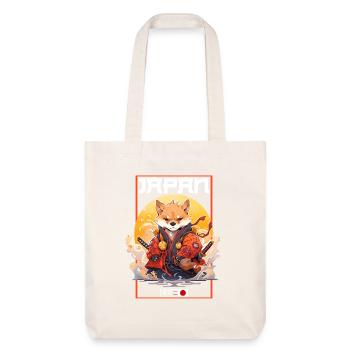 Asia Corki Japanese Samurai Samurai - Stanley/Stella Heavyweight Recycled Tote Bag - natural white - Front