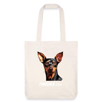 Pinscher - Tote bag épais recyclé Stanley/Stella - blanc cassé - Devant