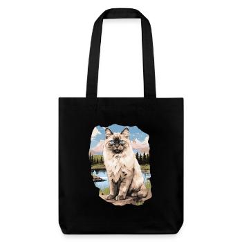 Poupée de chiffon - Tote bag épais recyclé Stanley/Stella - noir - Devant