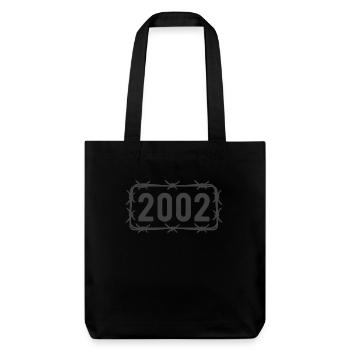 Birthday Vintage 2002 Barbed Wire - Stanley/Stella Heavyweight Recycled Tote Bag - black - Front
