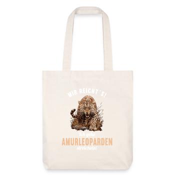 Amur Leopard Amurleoparden Amurleopard - Stanley/Stella Heavyweight Recycled Tote Bag - natural white - Front
