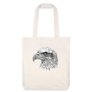 Pygargue à tête blanche Weißkopfseeadler - Tote bag épais recyclé Stanley/Stella - blanc cassé - Devant