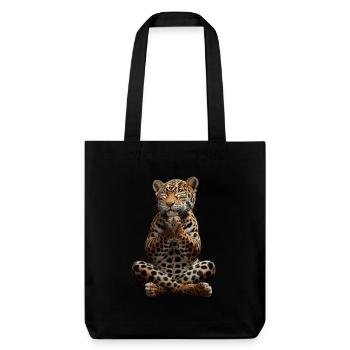 jaguar - Tote bag épais recyclé Stanley/Stella - noir - Devant