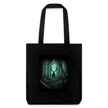 Leshy - Slavic protector of the forest - Stanley/Stella Heavyweight Recycled Tote Bag - black - Front
