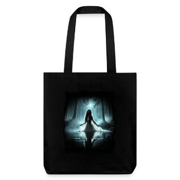 Undine - a beautiful demon comes out of the water - Stanley/Stella Heavyweight Recycled Tote Bag - black - Front