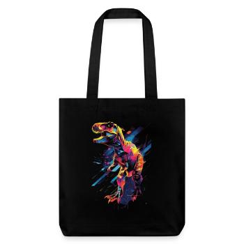 T-Rex - Stanley/Stella Heavyweight Recycled Tote Bag - black - Front