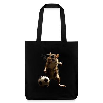 Rat - Stanley/Stella Heavyweight Recycled Tote Bag - black - Front