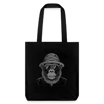 Gorille - Tote bag épais recyclé Stanley/Stella - noir - Devant