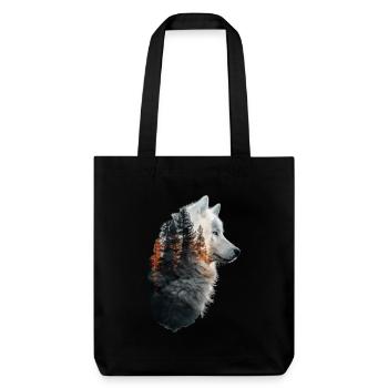 Samoyed - Stanley/Stella Heavyweight Recycled Tote Bag - black - Front