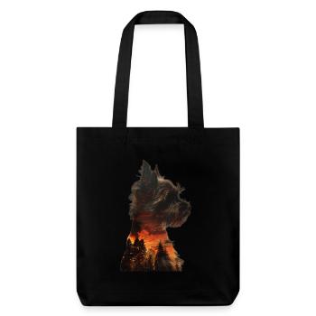 Yorkshire Terrier - Stanley/Stella Heavyweight Recycled Tote Bag - black - Front