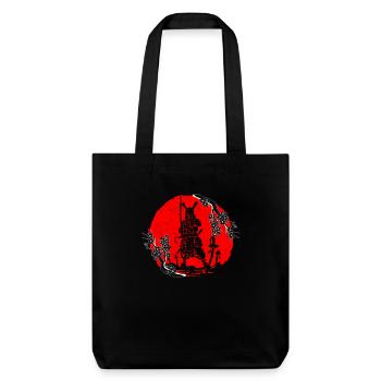 Kanji Japan Katana Sword Ninja Samurai - Stanley/Stella Heavyweight Recycled Tote Bag - black - Front