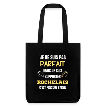 Supporter La Rochelle Parfait Rugby - Tote bag épais recyclé Stanley/Stella - noir - Devant