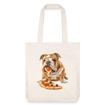 Bouledogue - Tote bag épais recyclé Stanley/Stella - blanc cassé - Devant