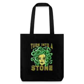 Turn Into Stone Goddess Greek Mythology - Stanley/Stella Heavyweight Recycled Tote Bag - black - Front