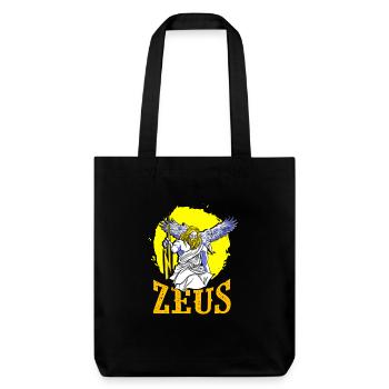 Zeus Goddess Greek Mythology - Stanley/Stella Heavyweight Recycled Tote Bag - black - Front