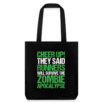 Survivre à Zombie Apocalypse Running - Tote bag épais recyclé Stanley/Stella - noir - Devant