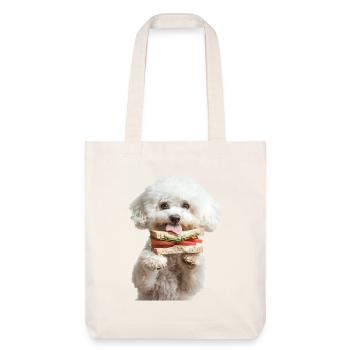 Bichon Frisé - Tote bag épais recyclé Stanley/Stella - blanc cassé - Devant