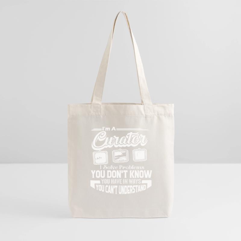 Curator Curator Solves Problems Stanley/Stella Heavyweight Recycled Tote Bag