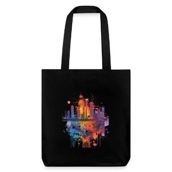 Rotterdam - Tote bag épais recyclé Stanley/Stella - noir - Devant