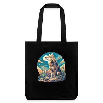 Coyotes Coyote - Tote bag épais recyclé Stanley/Stella - noir - Devant