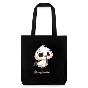 Grues Grues - Tote bag épais recyclé Stanley/Stella - noir - Devant