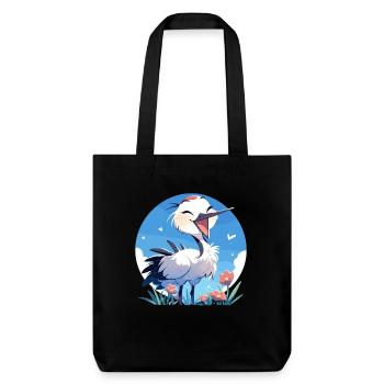 Grues Grues - Tote bag épais recyclé Stanley/Stella - noir - Devant