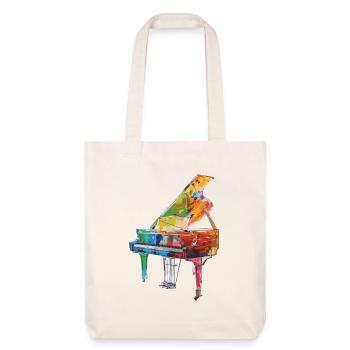 Piano - Tote bag épais recyclé Stanley/Stella - blanc cassé - Devant