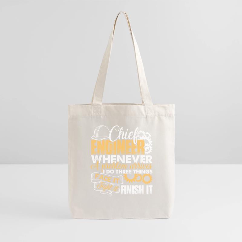 Chief Engineer Solves Problem Stanley/Stella Heavyweight Recycled Tote Bag