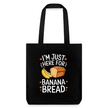 Banana Bread Saying Funny Banana Bread Gift - Stanley/Stella Heavyweight Recycled Tote Bag - black - Front