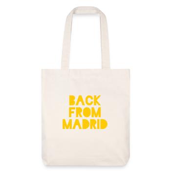Souvenir Madrid - Tote bag épais recyclé Stanley/Stella - blanc cassé - Devant