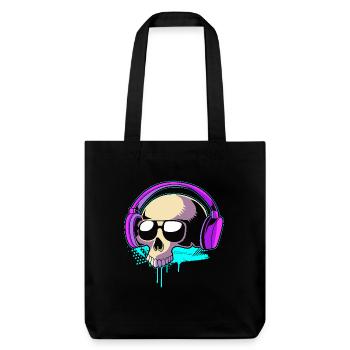 Rave Raver Techno music Techno bass Mixer - Stanley/Stella Heavyweight Recycled Tote Bag - black - Front