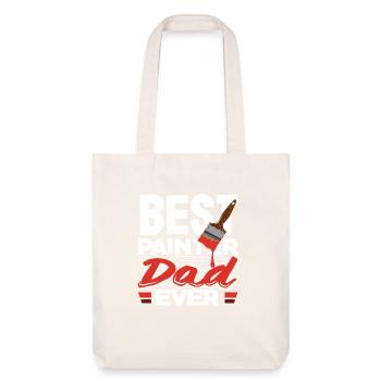 Meilleur père peintre de tous les temps - Tote bag épais recyclé Stanley/Stella - blanc cassé - Devant