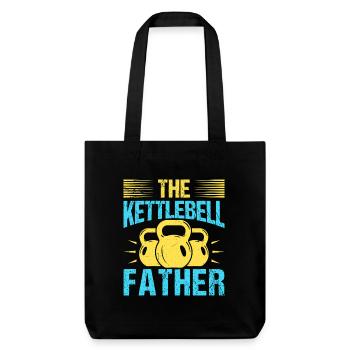 Fanatiques de fitness Le père de kettlebell - Tote bag épais recyclé Stanley/Stella - noir - Devant